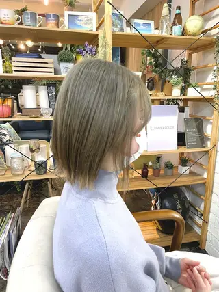 カラー ✨透明感カラー🌱 上村 舜のヘアスタイル