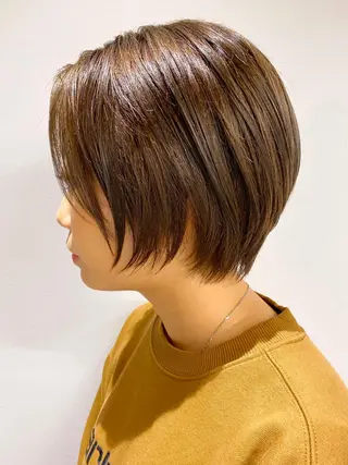 ショート 岩尾 萌々子のヘアスタイル