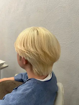 ショート カラー メンズ 小磯 維織のヘアスタイル