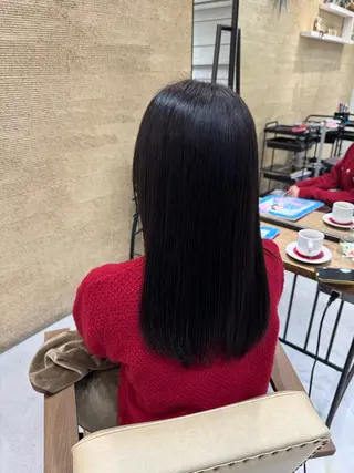 ロング カラー ブリーチなしwカラー /艶カラー/oukaのヘアスタイル