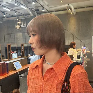 カラー 🍓垢抜けハイトーン 🍓HINAのヘアスタイル