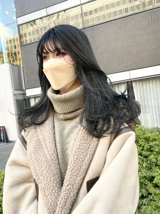 ロング デザインカラー/ボブ ブリーチカラー/ユリのヘアスタイル