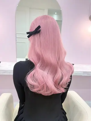 ロング カラー ハイトーンカラー💞 くるみ🎀のヘアスタイル
