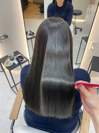ロング 髪質改善/艶カラー 🎀レイヤーカットのヘアスタイル