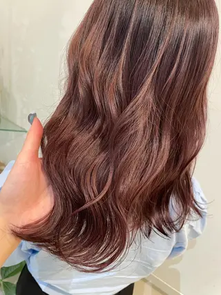 セミロング カラー 極艶透明感カラー🐰 髪質改善/出雲つぐみのヘアスタイル