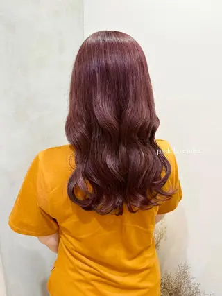 ロング カラー パーマ ヘアアレンジ キッズ ネイル マツエク・マツパ アイブロウ Himawari♡ 柔らかいカラーのヘアスタイル