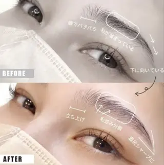 アイブロウ メイクアップサロン 【Aquarius】のマツエク・マツパデザイン