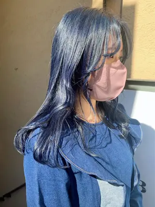 セミロング カラー 🐝 hachi🐝のヘアスタイル