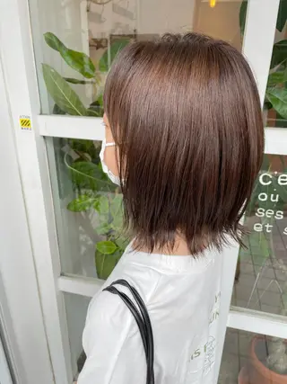 ミディアム カラー ヘアアレンジ 鴫原 亜弥のヘアスタイル