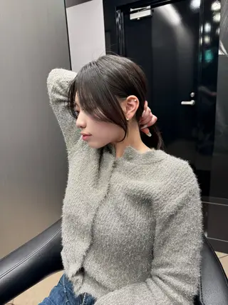 セミロング 松尾 祐輝のヘアスタイル