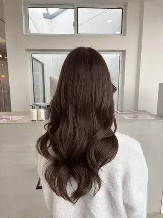 ロング HASHI AYAKAのヘアスタイル