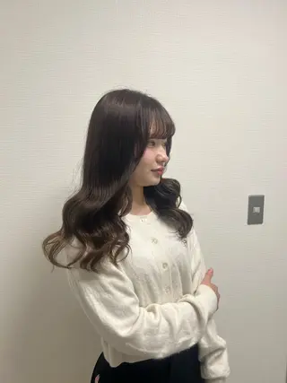ロング ブリーチありorなし 暖色カラー🎀セナのヘアスタイル