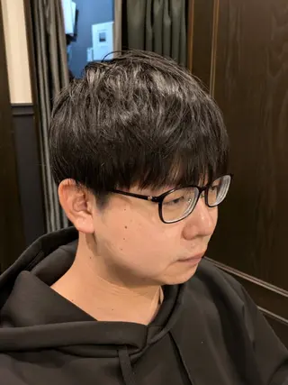 ミディアム メンズ 松井 俊樹のヘアスタイル