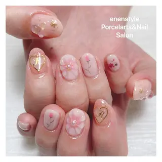 ミディアム ネイル 👑enen style👑のネイルデザイン