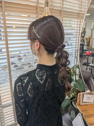 ロング ヘアアレンジ miku ヘアセット/着付けのヘアスタイル
