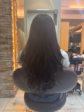 ロング 皆川 優奈のヘアスタイル