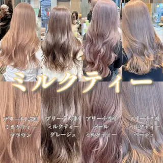 ロング カラー 失敗しないハイトーン レイヤーカット/ミワのヘアスタイル