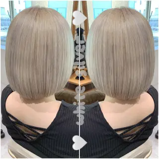 ショート カラー ヘアアレンジ 韓国hair🦋 Nanaのヘアスタイル