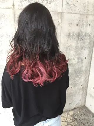 ミディアム カラー 及川 光のヘアスタイル
