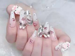 ネイル MoMoA Nail ネイル長さ出し専門店のネイルデザイン