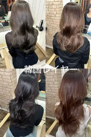 ロング カラー ヘアアレンジ 池袋髪質改善×レイヤ ー専門MATSUのヘアスタイル