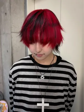 ショート ハイトーン/ブリーチ /ウルフ⛓️MAKIのヘアスタイル