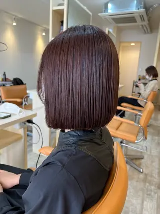ミディアム カラー 髪質改善サロン Canon bellのヘアスタイル