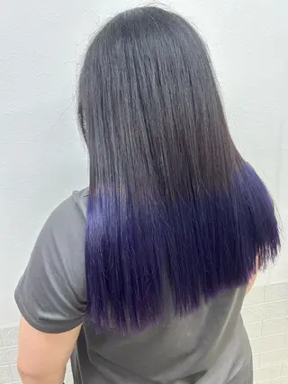カラー ダブルスキルエクステ /羽エクステ白石宇由のヘアスタイル