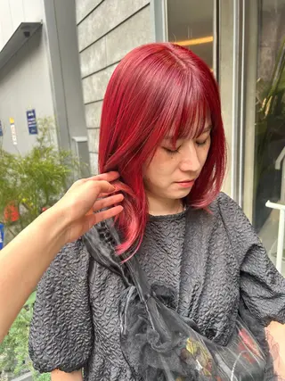 カラー 橋本 彩音のヘアスタイル