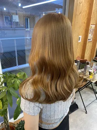 ミディアム 💕モテベージュ 🧡NANAKO🧡のヘアスタイル