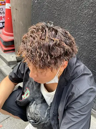 パーマ メンズ 渋谷/フェード/ 國分 翔のヘアスタイル