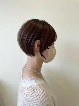 ショート ショートショートボブ うるはのヘアスタイル