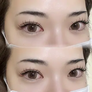 マツエク・マツパ 上村ひかる🫧束感 パリエク/マツパのマツエク・マツパデザイン