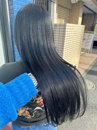 ロング カラー ヘアアレンジ 落合　眺 (オチアイ　ノゾミ)のヘアスタイル