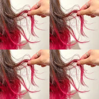 セミロング カラー ヘアアレンジ 【池袋/スパイキー ショート】ⓝⓘⓜⓤのヘアスタイル