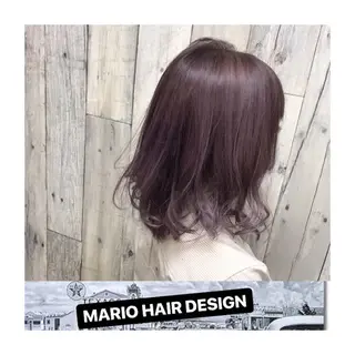ミディアム カラー パーマ ヘアアレンジ メンズ キッズ Forest. -髪質改善-のヘアスタイル