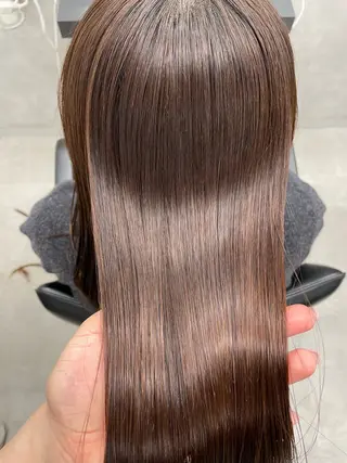 ロング カラー すぐ巻ける縮毛矯正 🍀勝倉　麗のヘアスタイル
