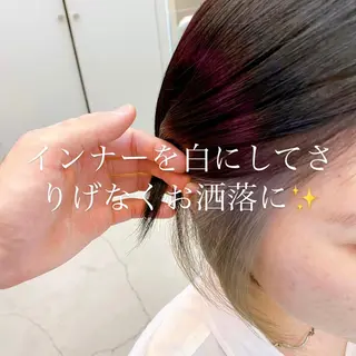 ショート カラー 艶髪と透明感を ‼️/若林のヘアスタイル