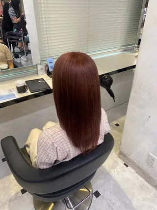 セミロング カラー 透明感ベージュカラー 🪞上野🪞AIのヘアスタイル
