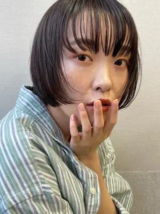 ミディアム 似合わせカットNo 1/横浜美容師のヘアスタイル