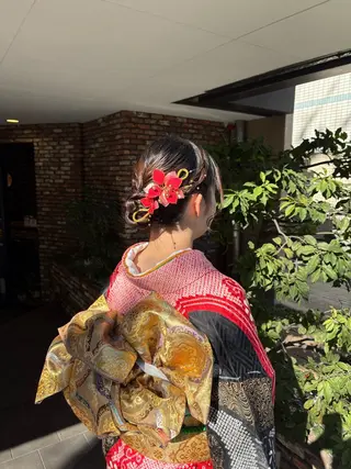 ロング ショート 顔周りレイヤー/マオのヘアスタイル