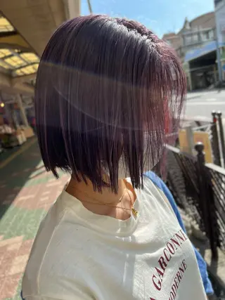 ショート カラー 【透明感.艶髪】 中原史雄のヘアスタイル
