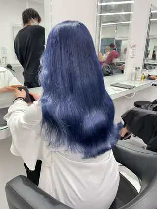 ロング カラー 🤍💕ブリーチカラ ーAyaka💕🤍のヘアスタイル