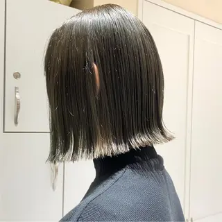 ショート カラー ボブ/ミニボブ 透明感カラーkadoのヘアスタイル