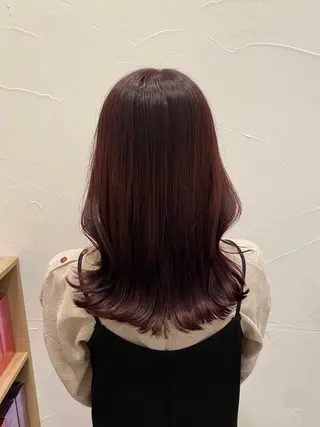 セミロング カラー Ash中目黒店 榊間茜のヘアスタイル