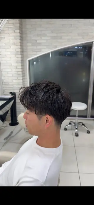 ショート パーマ メンズ 🔥men's特化 🔥三上 拓真のヘアスタイル