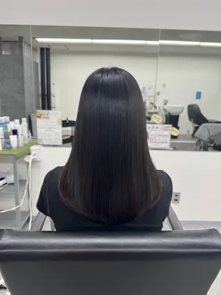 セミロング 髪質改善メニュー 長井 美佐子のヘアスタイル