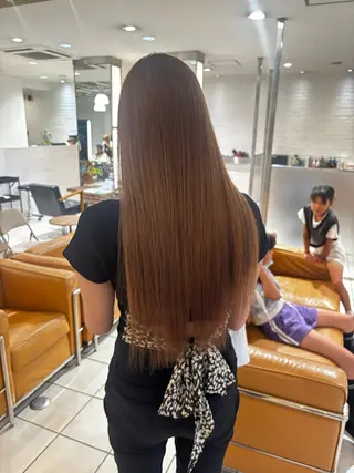 ロング ⭐️ダブルカラー⭐️ ｼｭﾝ⭐️のヘアスタイル