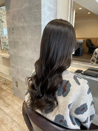 ロング カラー 小顔/似合わせカット 杉山莉菜のヘアスタイル