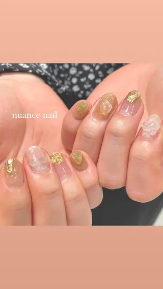 ネイル 淡色ネイル 🎀moeのネイルデザイン